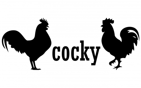cocky t-shirt design | grafixfreak